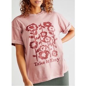 Free People Girl Dangerous Take it Eazy Tee